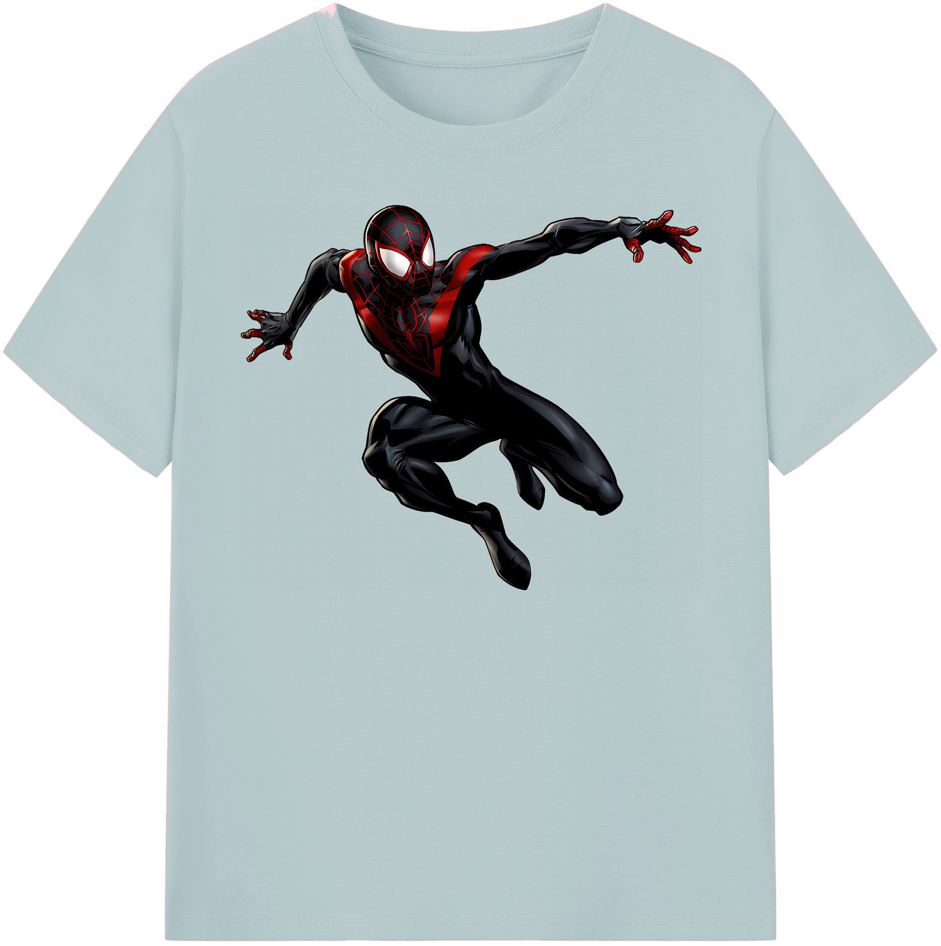 （画像用） Spider Man スパイダーマン 綿100％半袖Tシャツ（フロントプリント）